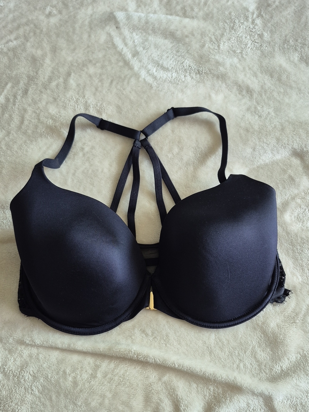 La SENZA Black Strappy Push-Up Bra